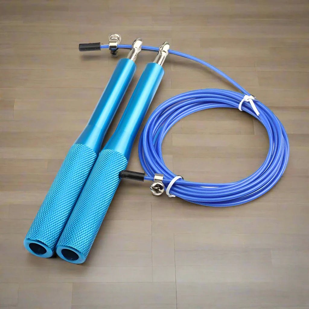 Corde à Sauter - JumpRopeCrossfit™ - Bleu - ConditionPhysix