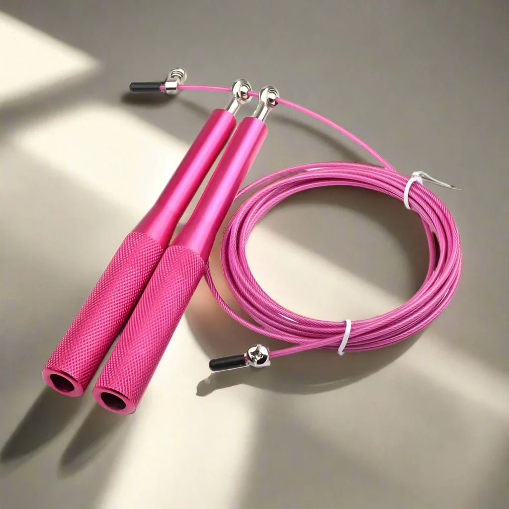 Corde à Sauter - JumpRopeCrossfit™ - Rose - ConditionPhysix