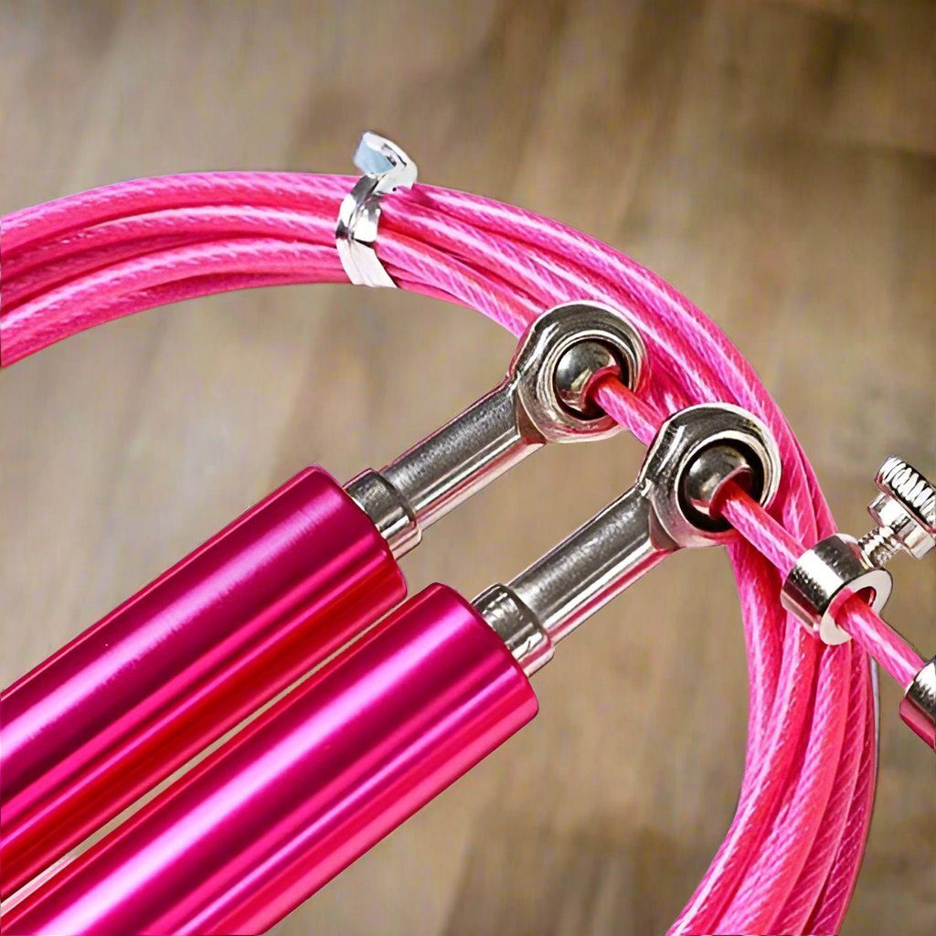 Corde à Sauter - JumpRopeCrossfit™ - Rose - ConditionPhysix